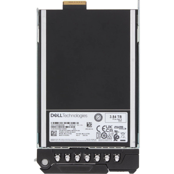 831H5 - Dell 3.84TB PCIe 5.0 E3.S NVMe Read Intensive Solid State Drive