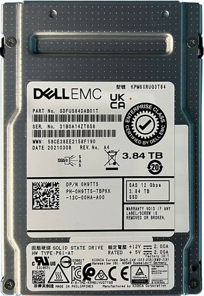 SDFUS84DAB01T - Dell 3.84TB SAS 12Gb/s 2.5-inch Solid State Drive