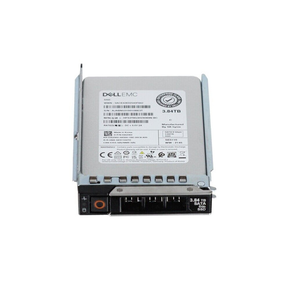 3GDK0 - Dell 3.84TB SATA 6Gb/s Triple-Level Cell Read Intensive 2.5-inch Solid State Drive