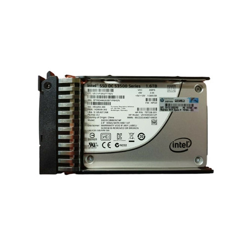 757384-001 - HP 1.6TB SAS 12Gb/s Value Endurance 2.5-inch Solid State Drive with Smart Carrier