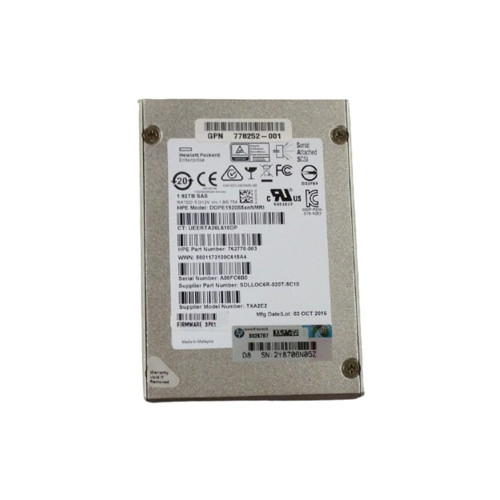 778252-001 - HPE 1.92TB SAS 12Gb/s 2.5-inch Solid State Drive