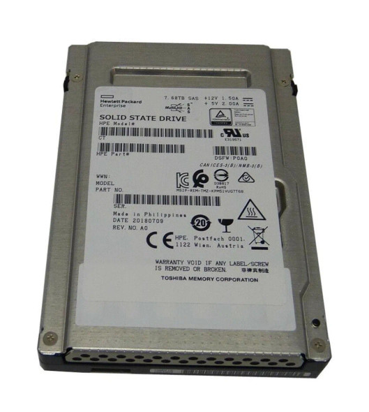 R0Q00A - HPE Primera 600 7.68TB SAS SFF 2.5-inch FIPS Encrypted Solid State Drive