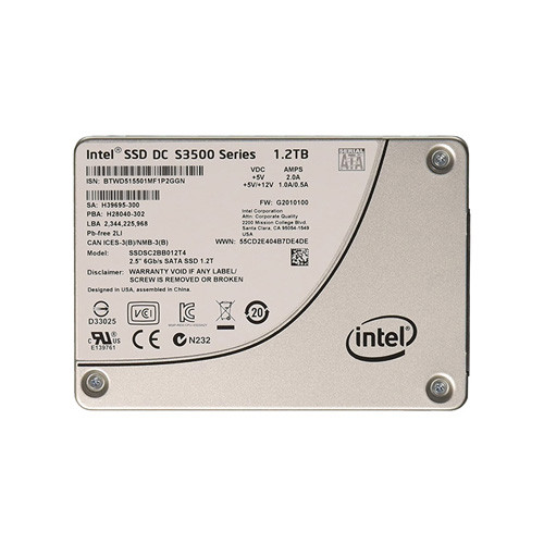 SSDSC2BB012T401 - Intel S3500 1.2TB SATA 3Gb/s MLC 2.5-inch Solid State Drive
