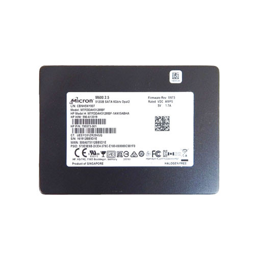 MTFDDAK512MBF - Micron 512GB SATA 6Gb/s MLC 2.5-inch Solid State Drive