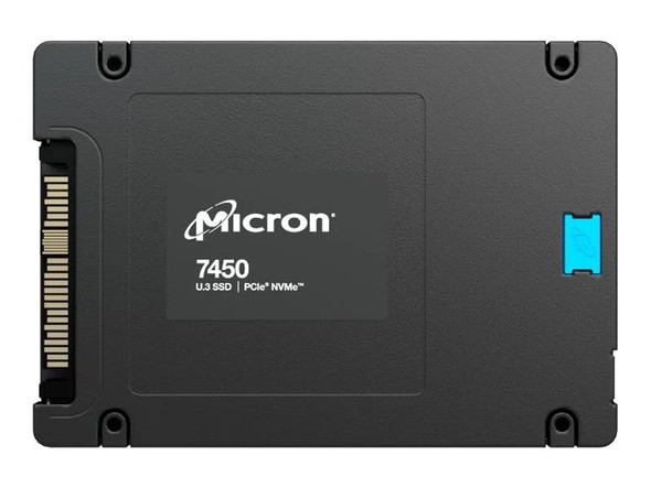 MTFDKCC7T6TFR-1BC1ZA - Micron 7450 PRO 7.68TB PCI-Express 4.0 x4 NVMe 3D NAND TLC U.3 Solid State Drive