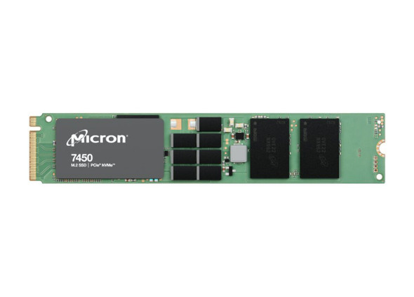 MTFDKBG1T9TFR-1BC1ZABYY - Micron 7450 Pro Series 1.92TB Triple-Level Cell PCI Express NVMe 4.0 x4 M.2 2210 Solid State Drive