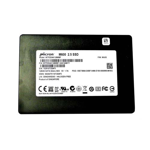 MTFDDAK128MBF-1AN12A - Micron M600 128GB SATA 6Gb/s MLC 2.5-inch Solid State Drive