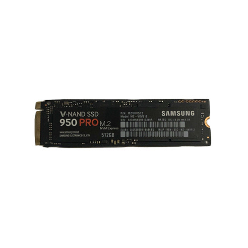MZ-VKV512 - Samsung 950 Pro 512GB PCI-Express 3.0 x4 NVMe (1.1) 3D NAND MLC M.2 2280 Solid State Drive