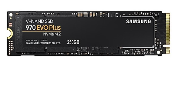 MZ-V7S250 - Samsung 970 Evo Plus 250GB PCI-Express 3.0 x4 3D NAND TLC (AES-256 / TCG Opal 2.0) M.2 2280 Solid State Drive