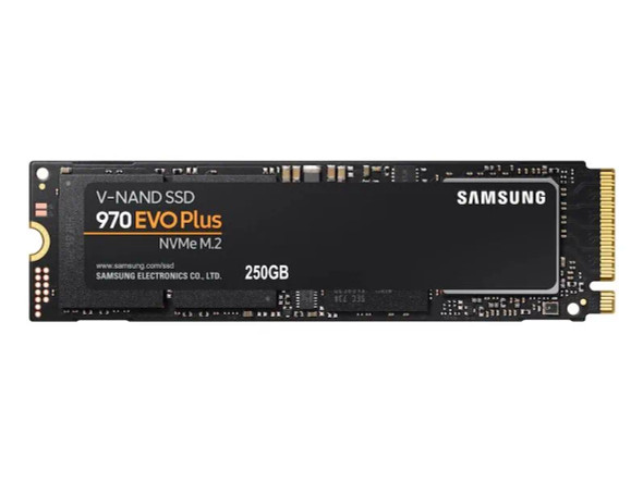 MZ-V7S250B/AM - Samsung 970 Evo Plus 250GB PCI-Express 3.0 x4 3D NAND TLC (AES-256 / TCG Opal 2.0) M.2 2280 Solid State Drive