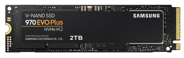MZ-V7S2T0 - Samsung 970 Evo Plus 2TB PCI-Express 3.0 x4 NVMe (v1.3) 3D NAND TLC (AES-256 / TCG Opal 2.0) M.2 2280 Solid State Drive