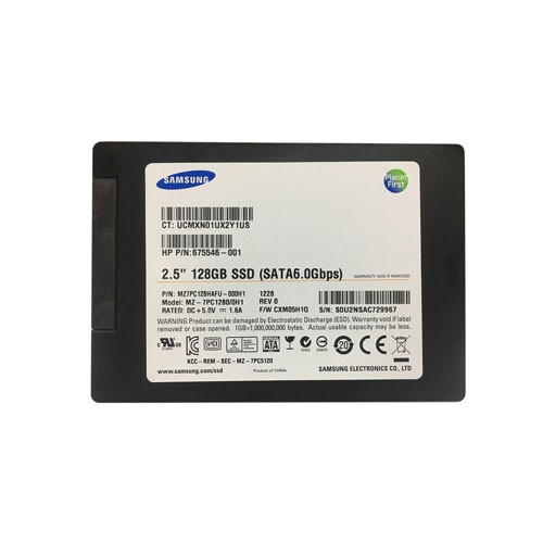 MZ7PC128HAFU-000H1 - Samsung PM830 Series 128GB SATA 6Gb/s MLC (AES 256-Bit) 2.5-inch Solid State Drive