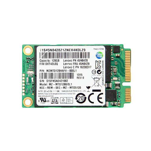MZMTD128HAFV-000L1 - Samsung PM841 Series 128GB SATA 6Gb/s TLC (AES 256-bit) mSATA Solid State Drive