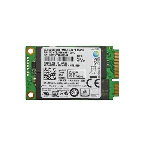 MZ-MTE256D - Samsung PM851 256GB SATA 6Gb/s TLC (AES-256) mSATA Solid State Drive
