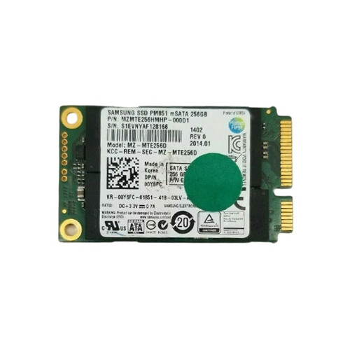 MZMTE256HMHP-000D1 - Samsung PM851 Series 256GB SATA 6Gb/s TLC (AES 256-bit) mSATA Solid State Drive