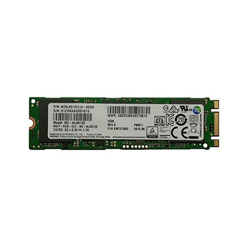 MZNLN512HCJH-00000 - Samsung PM871 Series 512GB SATA 6Gb/s Mainstream Endurance TLC M.2 2280 Solid State Drive