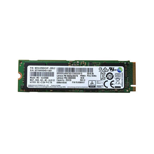 MZ-VLV2560 - Samsung PM951 Series 256GB PCI-Express 3.0 x4 NVMe TLC M.2 2280 Solid State Drive