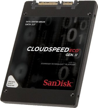 SDLF1CRR-019T-1HA1 - SanDisk CloudSpeed Eco Gen II Series 1.92TB SATA 6Gb/s Read Intensive 2D NAND MLC (PLP) 2.5-inch Solid State Drive