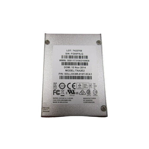 SDLLOC6R-016T-5CA1 - SanDisk Optimus Eco 1.6TB Multi-Level Cell SAS 6Gb/s Read Intensive 2.5-inch Solid State Drive