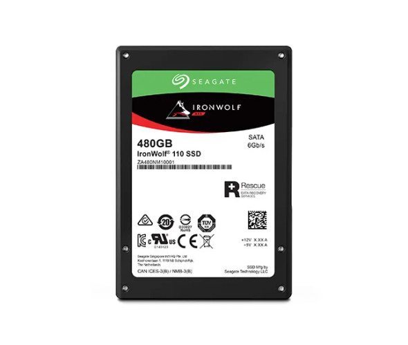 ZA480NM10001 - Seagate IronWolf 110 480GB Triple-Level-Cell SATA 6Gb/s 2.5-inch Solid State Drive