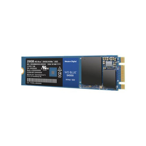 WDS250G1B0C - Western Digital Blue SN500 250GB Triple-Level Cell PCI Express NVMe 3.0 x2 3D NAND M.2 2280 Solid State Drive
