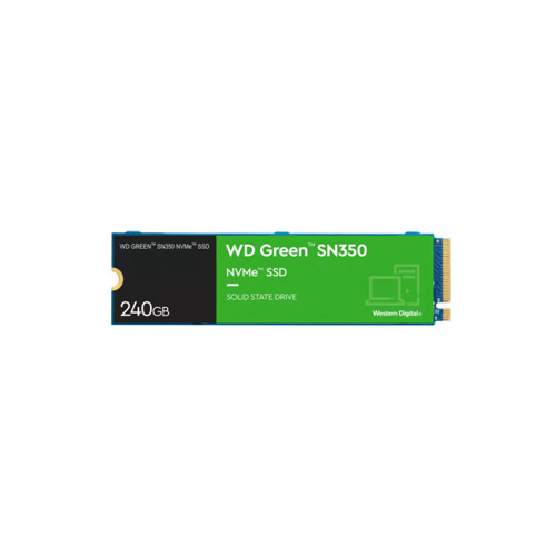 WDS240G2G0C - Western Digital Green SN350 240GB PCI-Express 3.0 x4 NVMe TLC M.2 2280 Solid State Drive