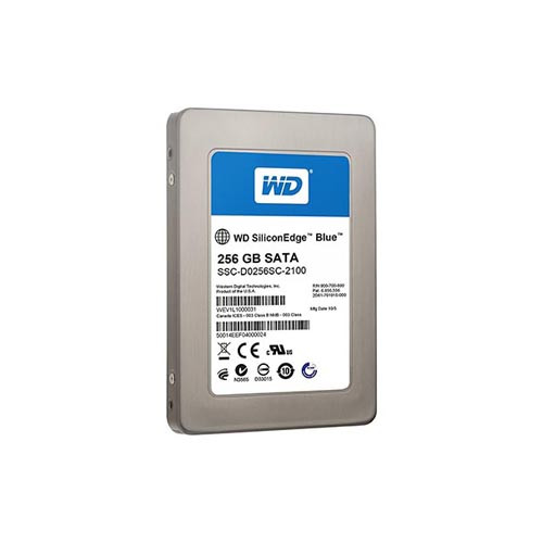 SSC-D0256SC-2100 - Western Digital SiliconEdge Blue 256GB Multi-Level Cell SATA 3Gb/s 2.5-inch Solid State Drive