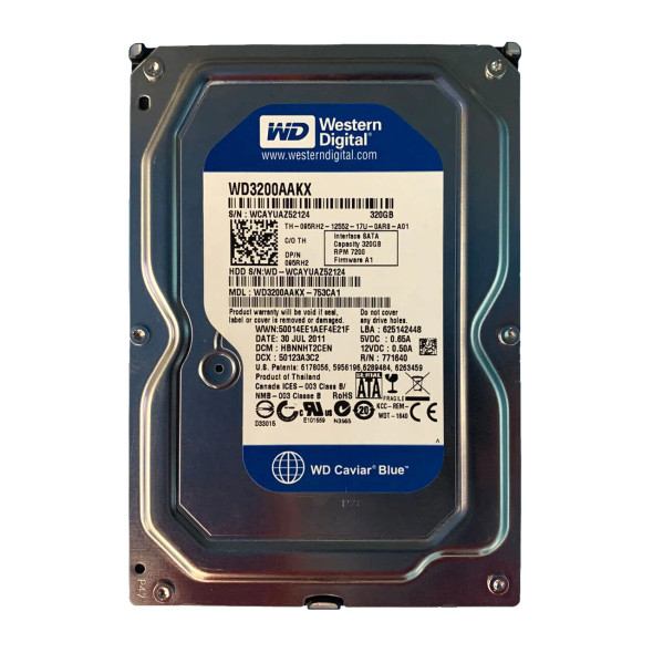 95RH2 - Dell 320GB 7200RPM SATA 3Gb/s 16MB Cache 3.5-inch Hard Drive