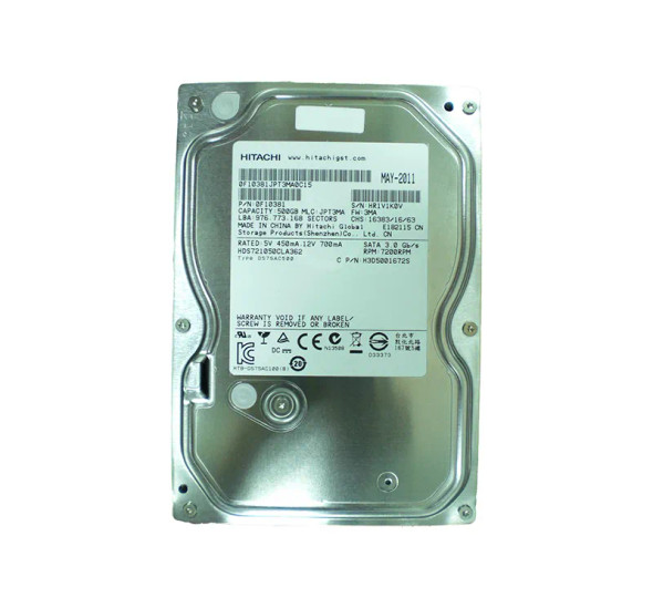 HDS721050CLA362 - HGST Deskstar 7K1000.C 500GB 7200RPM 16MB Cache SATA 3Gb/s 3.5-inch Hard Drive