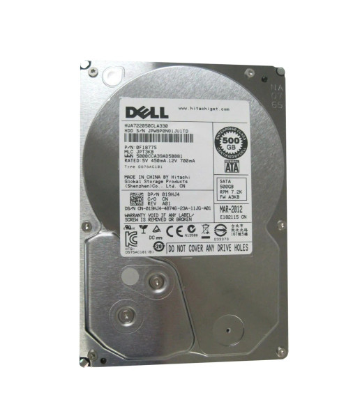 0F18775 - HGST Ultrastar A7K2000 Series 500GB 7200RPM SATA 3Gb/s 32MB Cache 512e 3.5-inch Enterprise Hard Drive