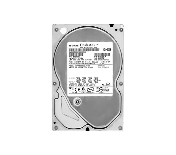 HDP725032GLAT80 - Hitachi Deskstar P7K500 320GB IDE Ultra ATA/133 (ATA-7) 7200RPM 8MB Cache 3.5-inch Hard Drive