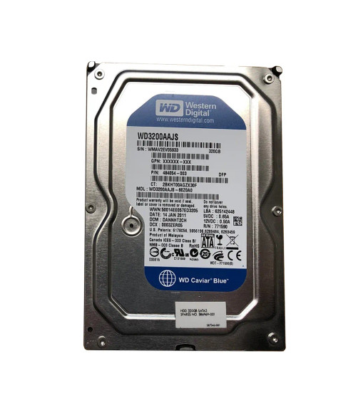 587346-001 - HP 320GB 7200RPM SATA 3Gb/s 16MB Cache 3.5-inch Hard Drive