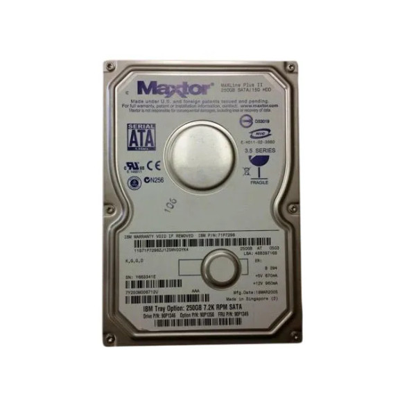 71P7298 - IBM 250GB 7200RPM SATA 3Gb/s 8MB Cache 3.5-inch Hard Drive