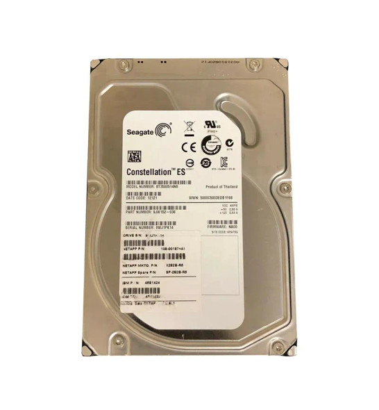 X282B-R5 - NetApp 500GB 7200RPM SATA 3.0Gb/s 3.5-inch Hard Drive for FAS20X0