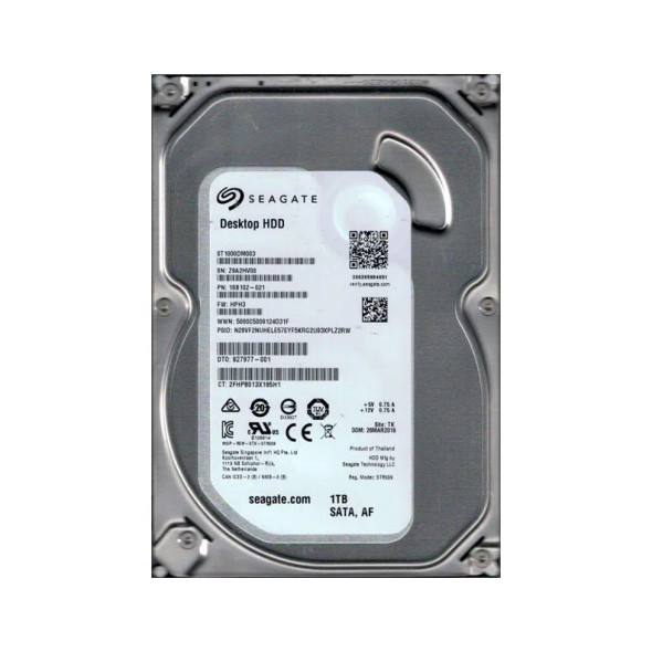 1SB102-021 - Seagate Barracuda 1TB 7200RPM SATA 6Gb/s 32MB Cache 3.5-inch Hard Drive