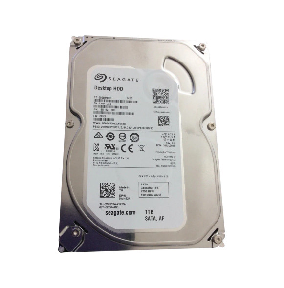 1SB102-500 - Seagate Barracuda 1TB 7200RPM SATA 6Gb/s 64MB Cache 3.5-inch Hard Drive