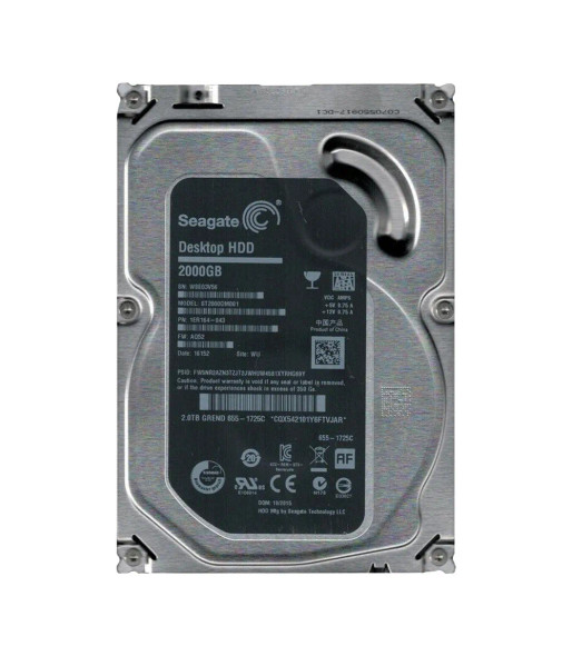 1ER164-043 - Seagate Barracuda 2TB 7200RPM SATA 6Gb/s 64MB Cache 3.5-inch Hard Drive