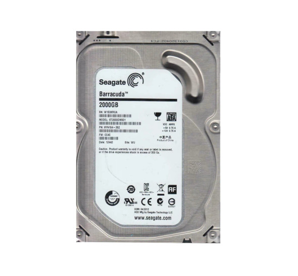 9YN164-302 - Seagate Barracuda 2TB 7200RPM SATA 6Gb/s 64MB Cache 3.5-inch Hard Drive