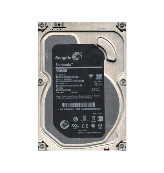 1CH166-044 - Seagate Barracuda 3TB 7200RPM 64MB Cache SATA 6Gb/s 3.5-inch Hard Drive