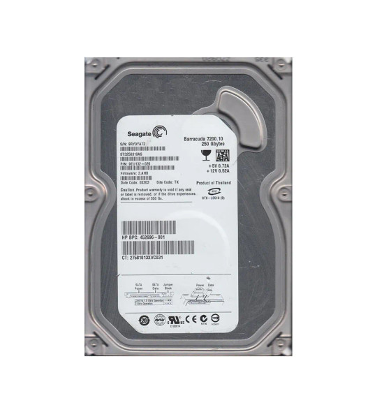 9EU132-020 - Seagate Barracuda 7200.10 250GB 7200RPM 8MB Cache SATA 3Gb/s 3.5-inch Hard Drive