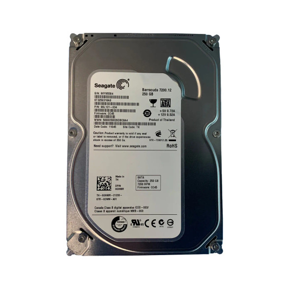 9SL131-034 - Seagate BarraCuda 7200.12 250GB 7200RPM SATA 3Gb/s 8MB Cache 3.5-inch Hard Drive