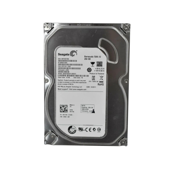9YP131-520 - Seagate Barracuda 7200.12 250GB 7200RPM SATA 6Gb/s 8MB Cache 3.5-inch Hard Drive