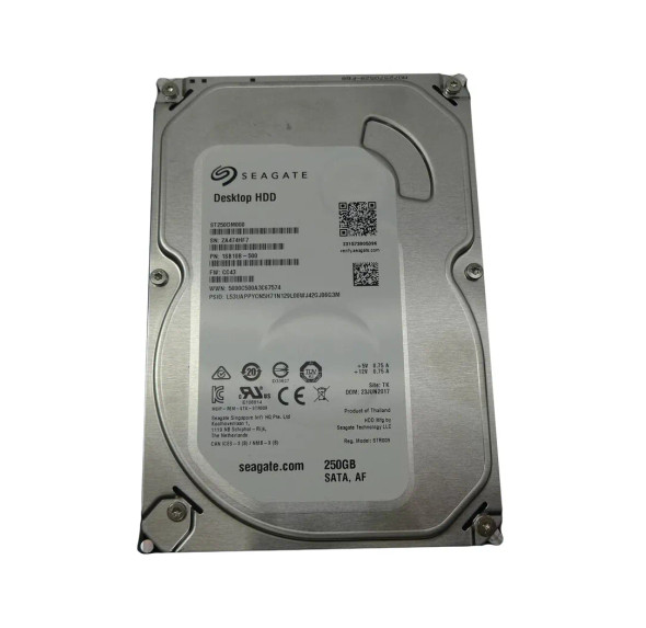 1SB10B-500 - Seagate Barracuda 7200.14 250GB 7200RPM SATA 6Gb/s 16MB Cache 3.5-inch Hard Drive