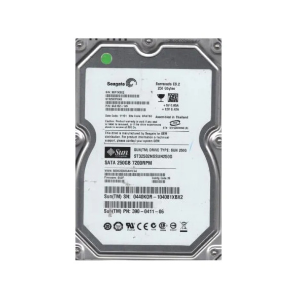9CA152-145 - Seagate Barracuda ES.2 250GB 7200RPM SATA 3Gb/s 32MB Cache 3.5-inch Hard Drive