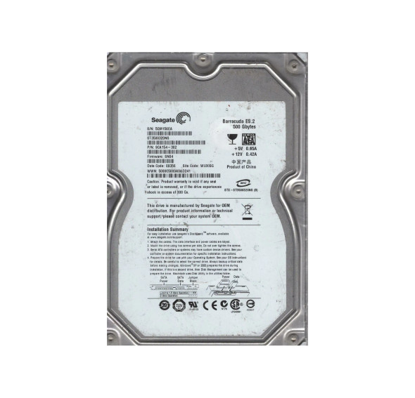 9CA154-302 - Seagate Barracuda ES.2 500GB 7200RPM SATA 3Gb/s 32MB Cache 3.5-inch Hard Drive