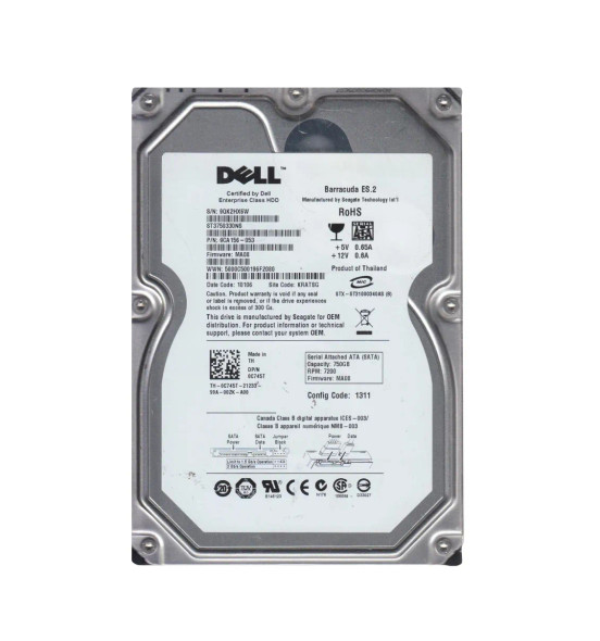 9CA156-053 - Seagate BarraCuda ES.2 Series 750GB 7200RPM SATA 3Gb/s 32MB Cache (512) 3.5-inch Hard Drive