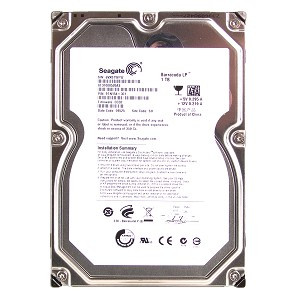 ST31000520AS - Seagate Barracuda LP 1TB 5900RPM 32MB Cache SATA 3Gb/s 3.5-inch Hard Drive
