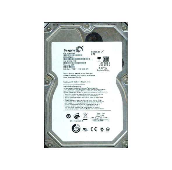 9TN158-578 - Seagate Barracuda LP 2TB SATA 3Gb/s 5900RPM 32MB Cache 3.5-inch Hard Drive