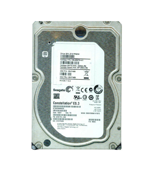 9ZM175-038 - Seagate Constellation ES.3 2TB 7200RPM SATA 6Gb/s 128MB Cache (512n) 3.5-inch Hard Drive