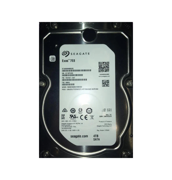 1V4107-047 - Seagate Enterprise 4TB 7200RPM SATA 6Gb/s 128MB Cache (512n) 3.5-inch Hard Drive
